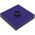 LEGO Violet foncé assiette 2 x 2 avec rainure et 1 Centre Stud (23893 / 87580)