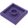 LEGO Violet foncé assiette 2 x 2 avec rainure et 1 Centre Stud (23893 / 87580)