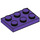 LEGO Donkerpaars Plaat 2 x 3 (3021)