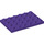 LEGO Dark Purple Plate 4 x 6 (3032)