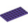 LEGO Tumma purppura Levy 4 x 8 (3035)