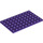 LEGO Dark Purple Plate 6 x 10 (3033)