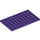 LEGO Dark Purple Plate 6 x 10 (3033)