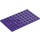 LEGO Dark Purple Plate 6 x 10 (3033)