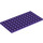 LEGO Dark Purple Plate 6 x 12 (3028)