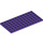 LEGO Dark Purple Plate 6 x 12 (3028)