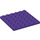 LEGO Dark Purple Plate 6 x 6 (3958)