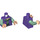LEGO Dark Purple Princess Leia Minifig Torso (973 / 76382)