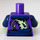 LEGO Dunkelviolett Pyrrhus Minifig Torso (973 / 76382)