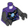 LEGO Dark Purple Pythor P. Chumsworth Torso (973 / 76382)