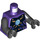 LEGO Morado oscuro Pythor P. Chumsworth Torso (973 / 76382)