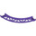 LEGO Dark Purple Rail 13 x 13 Curved with Edges (25061)