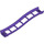 LEGO Dark Purple Rail 2 x 16 x 3 Bow Inverted with 3.2 Shaft (34738)