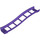 LEGO Dark Purple Rail 2 x 16 x 3 Bow Inverted with 3.2 Shaft (34738)