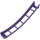 LEGO Violet foncé Rail 2 x 16 x 6 Inversé Bow avec 3.2 Shaft (26559)