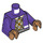 LEGO Dark Purple Raj Koothrappali Minifig Torso (973 / 76382)