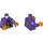 LEGO Dark Purple Red Panda Dancer Minifig Torso (973 / 76382)