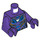 LEGO Dark Purple Rescue with Dark Purple Armor Minifig Torso (973 / 76382)