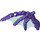 LEGO Dark Purple Rocky Wing with Transparent Light Blue Membranes (28373)