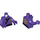 LEGO Dark Purple Rogue Minifig Torso (973 / 76382)