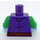 LEGO Dunkles Violett Sandy Minifigur Torso (973 / 76382)