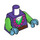 LEGO Dark Purple Sandy Minifig Torso (973 / 76382)