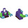 LEGO Dark Purple Sandy Minifig Torso (973 / 76382)
