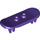 LEGO Dunkles Violett Skateboard mit Vier Rad Clips (42511 / 88422)