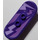 LEGO Dark Purple Skateboard with Four Wheel Clips with Lightning Bolts Sticker (42511)