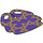 LEGO Violet foncé Skirt Chiffon Friends avec Gold Stars Modèle (25642 / 25645)