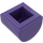 LEGO Violet foncé Pente 1 x 1 Incurvé (49307)
