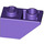 LEGO Dark Purple Slope 1 x 2 (45°) Inverted (3665)