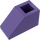 LEGO Violet foncé Pente 1 x 2 (45°) Inversé (3665)