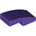 LEGO Dark Purple Slope 1 x 2 Curved (11477)