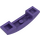 레고 어두운 보라색 경사 1 x 4 구부러진 더블 (93273)