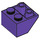 LEGO Dark Purple Slope 2 x 2 (45°) Inverted with Flat Spacer Underneath (3660)