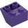 LEGO Dark Purple Slope 2 x 2 (45°) Inverted with Flat Spacer Underneath (3660)