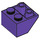 LEGO Dunkelviolett Steigung 2 x 2 (45°) Invertiert mit flachem Abstandshalter darunter (3660)