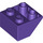 LEGO Dark Purple Slope 2 x 2 (45°) Inverted with Flat Spacer Underneath (3660)