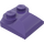 LEGO Donkerpaars Helling 2 x 2 Gebogen met gebogen uiteinde (47457)