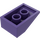 LEGO Donkerpaars Helling 2 x 3 (25°) met ruw oppervlak (3298)
