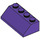 LEGO Dark Purple Slope 2 x 4 (45°) with Smooth Surface (3037)