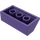 LEGO Dark Purple Slope 2 x 4 (45°) with Smooth Surface (3037)