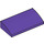 LEGO Dark Purple Slope 2 x 4 Curved with Bottom Tubes (88930)