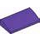 LEGO Dark Purple Slope 2 x 4 Curved with Bottom Tubes (88930)
