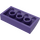 LEGO Violet foncé Pente 2 x 4 Incurvé avec tubes inférieurs (88930)