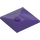 LEGO Dark Purple Slope 3 x 3 (25°) Corner (3675)