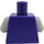 LEGO Viola scuro Spazio Alieno Busto (973 / 88585)