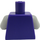 LEGO Dark Purple Space Alien Torso (973 / 88585)