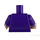 LEGO Viola scuro Stan Shunpike - Cavaliere Bus Conductor Busto (973 / 73403)